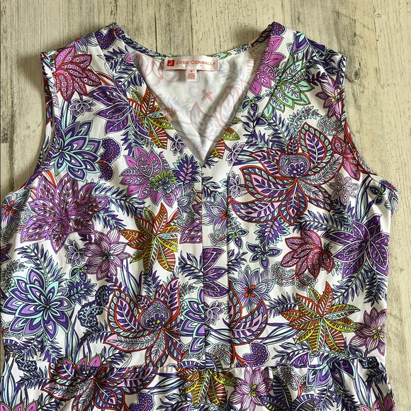 Jude Connally Multicolor Floral Dress Size Small - Picture 2 of 9